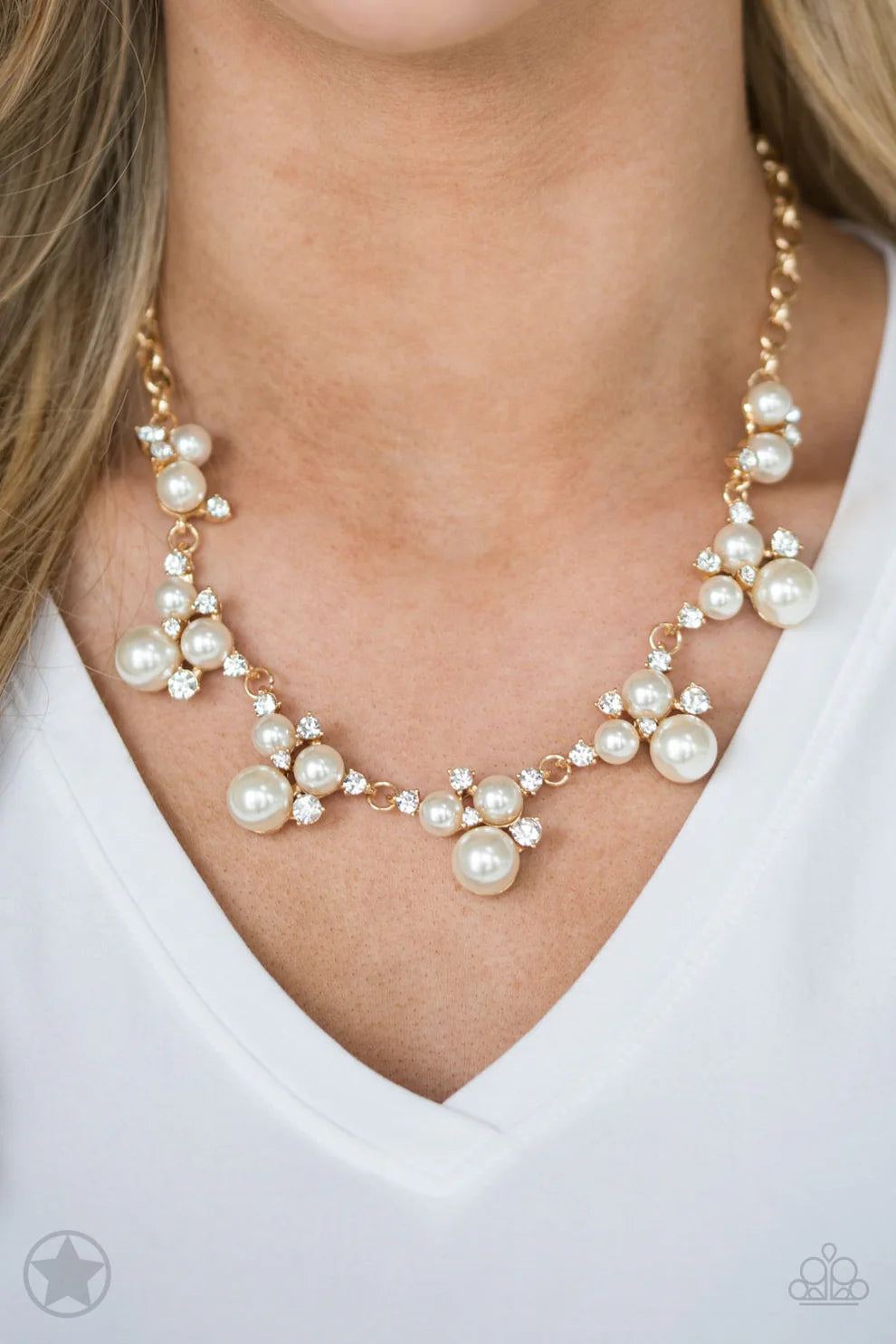 Paparazzi  Toast To Perfection - Gold Necklace