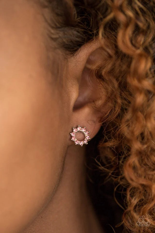 Paparazzi Richly Resplendent - Pink Earring