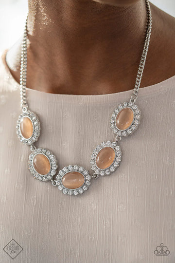 Paparazzi A DIVA-ttitude Adjustment - Orange Necklace