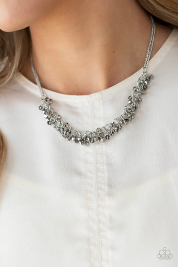 Paparazzi Let There Be Twilight - Silver Necklace