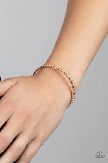 Paparazzi Timelessly Tiny - Gold Bracelet