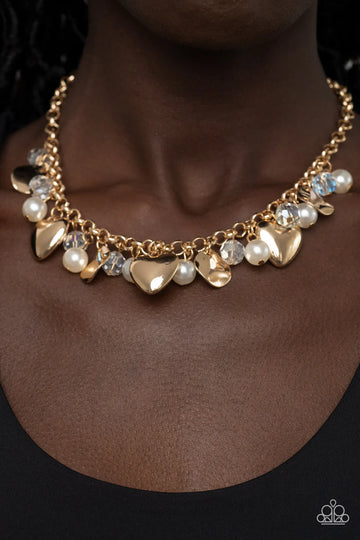 Paparazzi  True Love's Trove - Gold Necklace