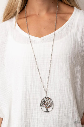 Paparazzi Autumn Abundance - Brown Necklace