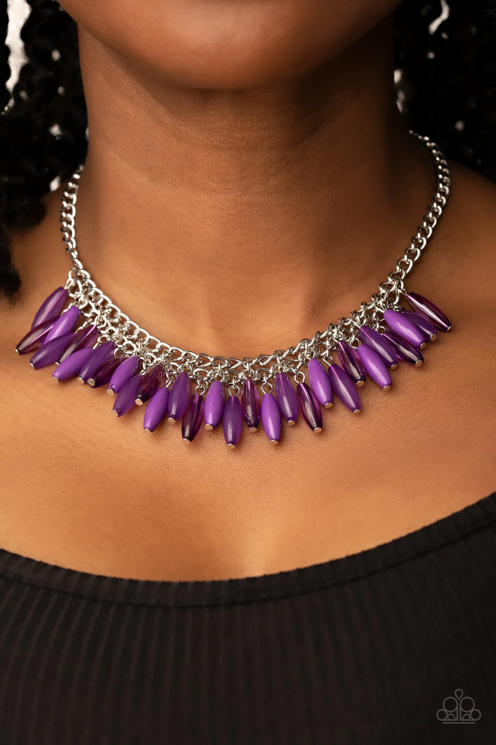 Paparazzi Beach House Hustle - Purple Necklace