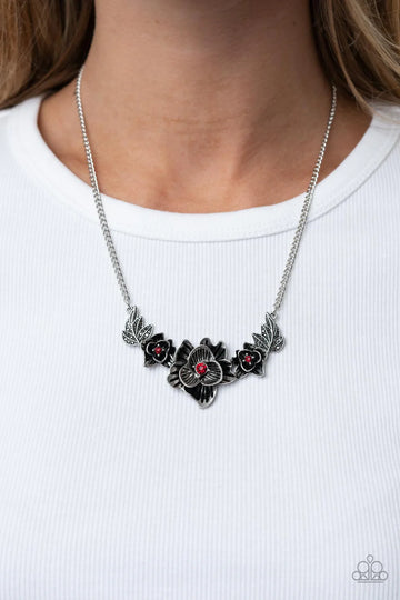 Paparazzi Botanical Breeze- Red Necklace