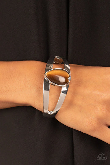 Paparazzi Enhancement Enchantment - Brown Bracelet