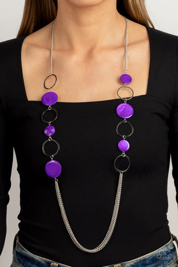 Paparazzi Beach Hub- Purple Necklace