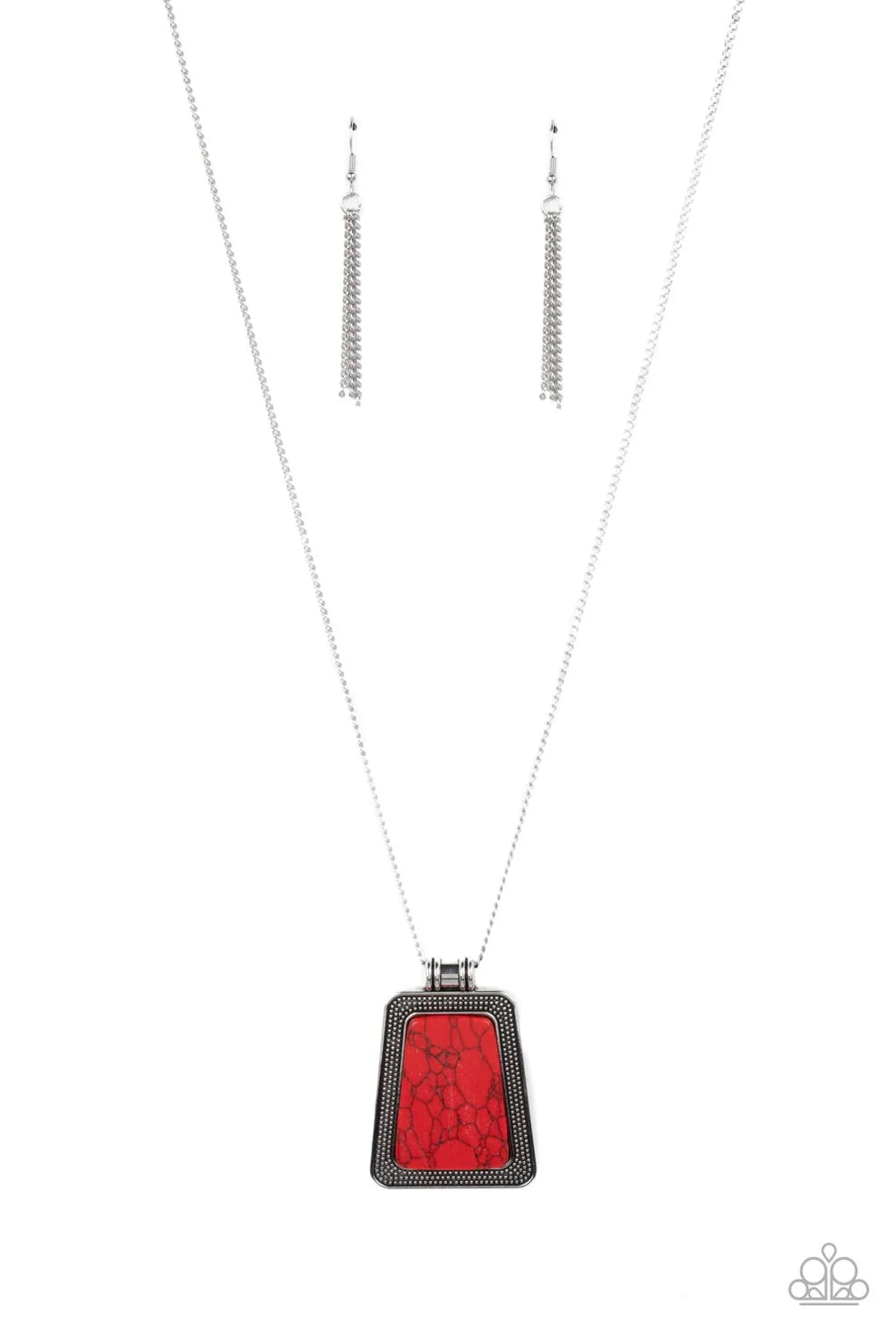 Paparazzi Private Plateau Red Necklace