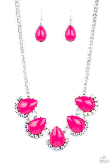 Paparazzi Ethereal Exaggerations Pink Necklace