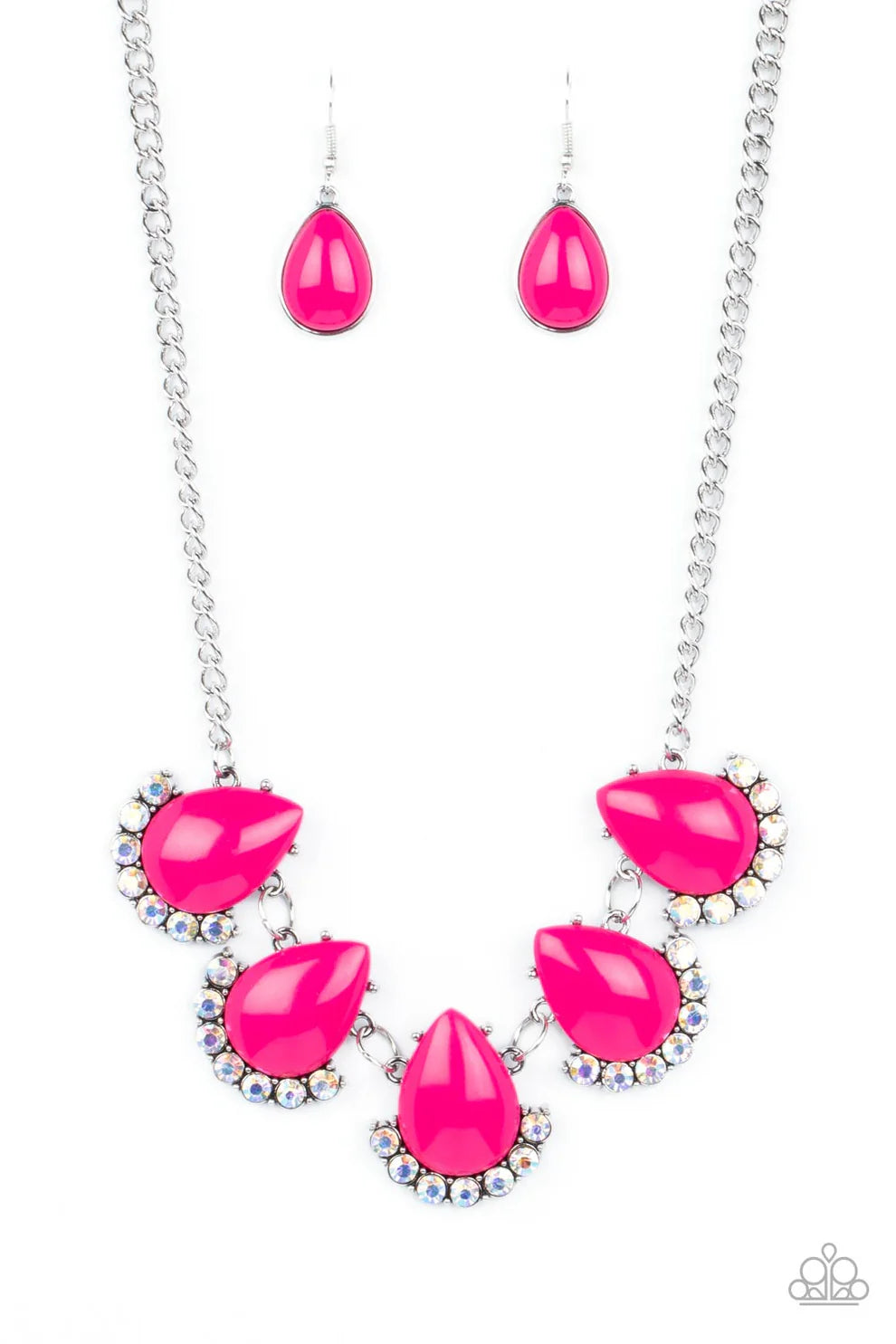 Paparazzi Ethereal Exaggerations Pink Necklace