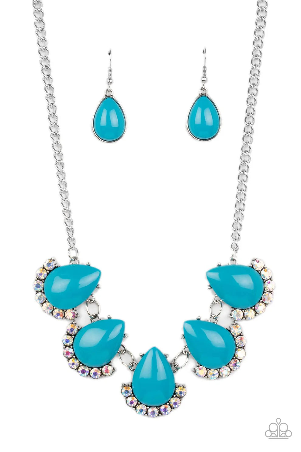 Paparazzi Ethereal Exaggerations Blue Necklace