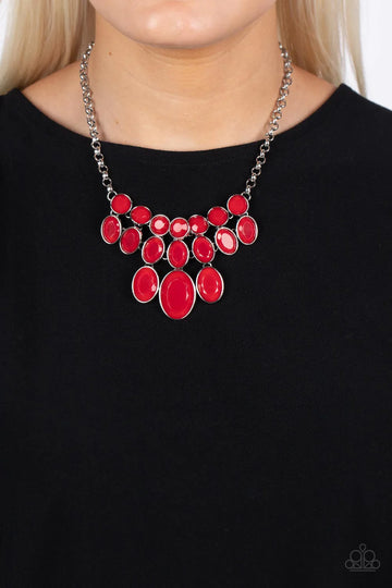 Paparazzi Delectable Daydream Red Necklace