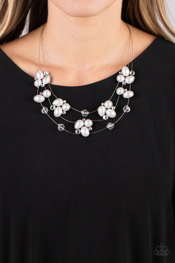 Paparazzi Snow Angels White Necklace