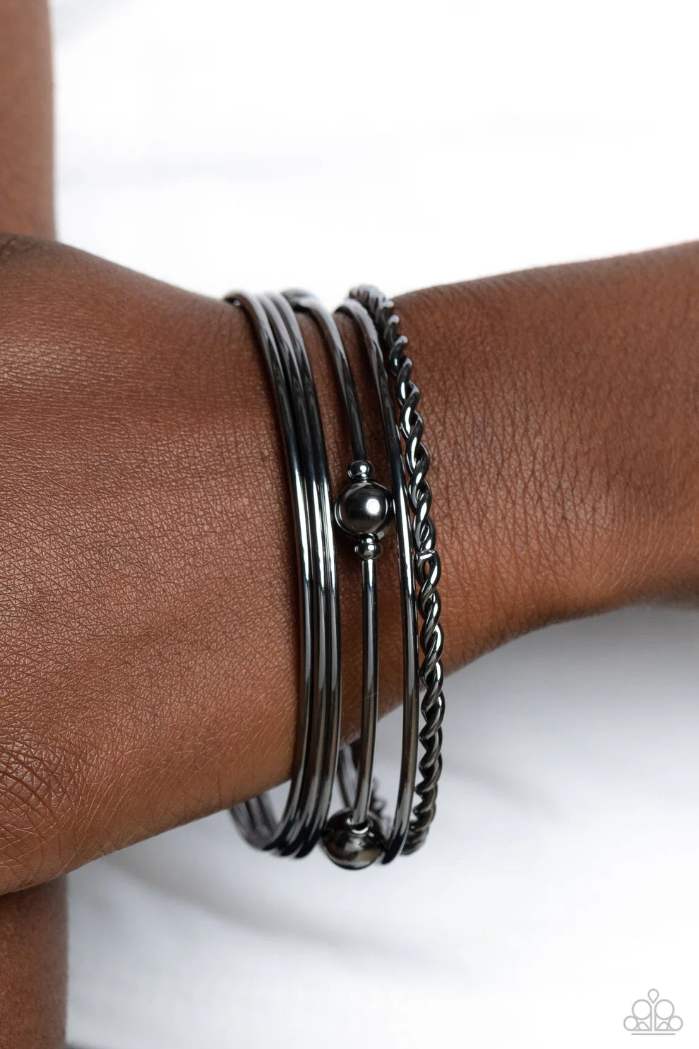 Paparazzi Lost and Found Black Bracelet