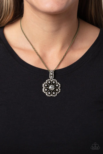 Paparazzi Bewitching Brilliance Brass Necklace