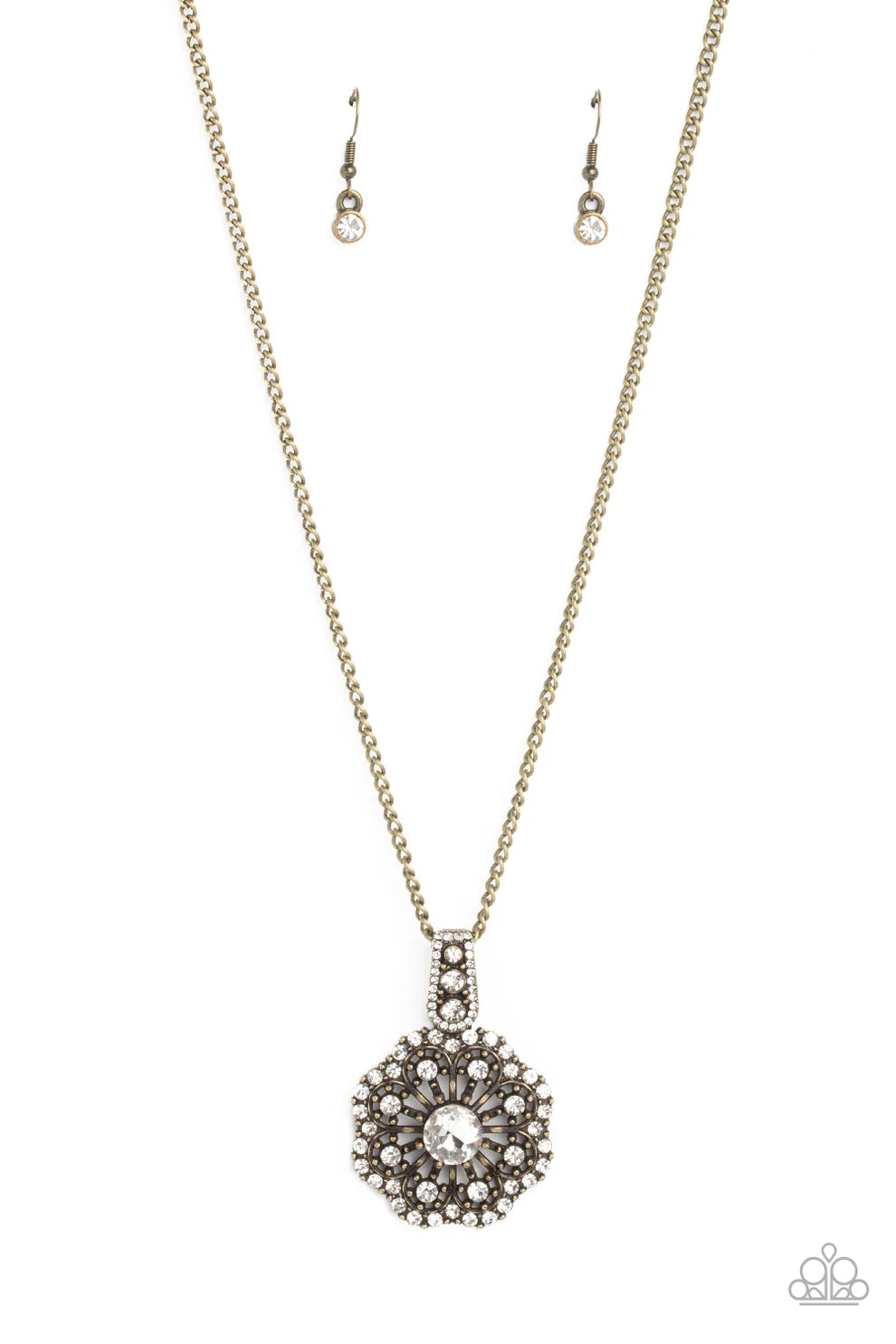 Paparazzi Bewitching Brilliance Brass Necklace