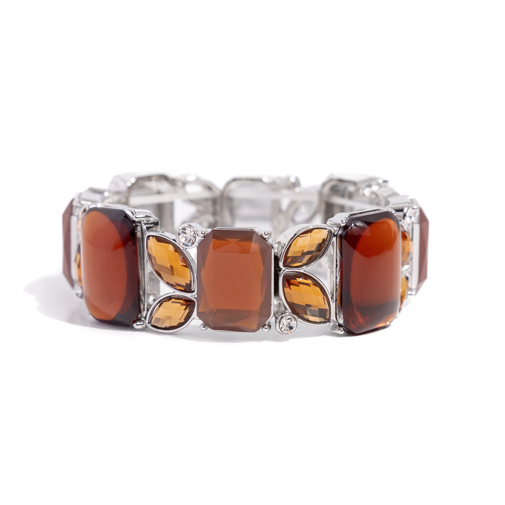 Lavish Laurels - Brown Bracelet