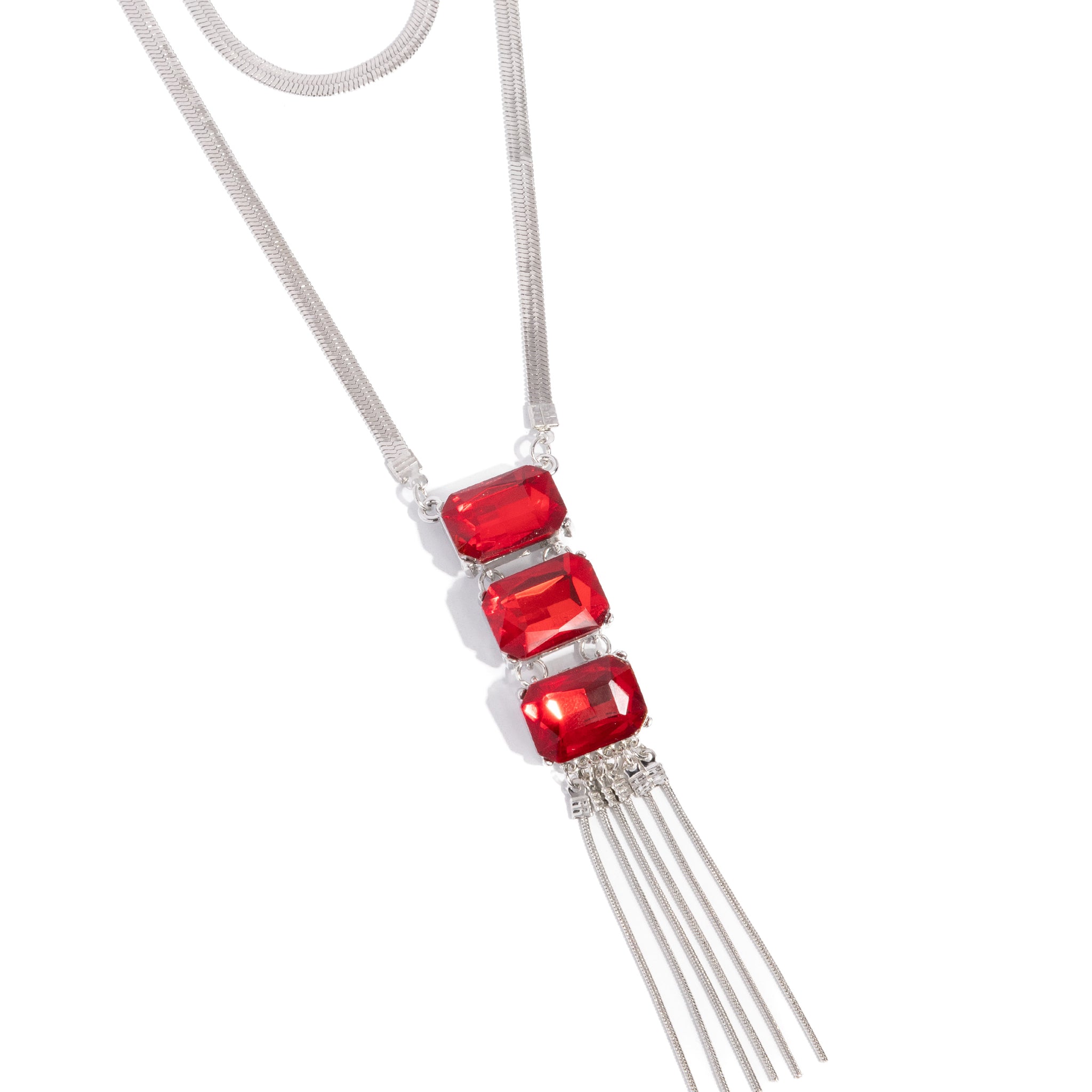 Passionate Pageantry - Red Necklace