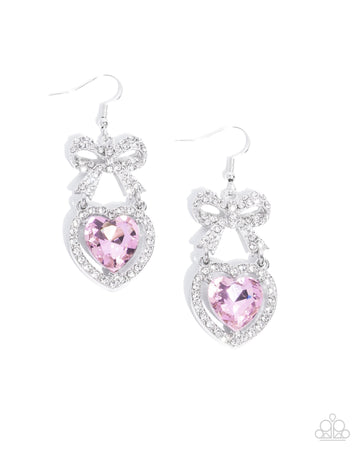 Adorable Allure - Pink Earring