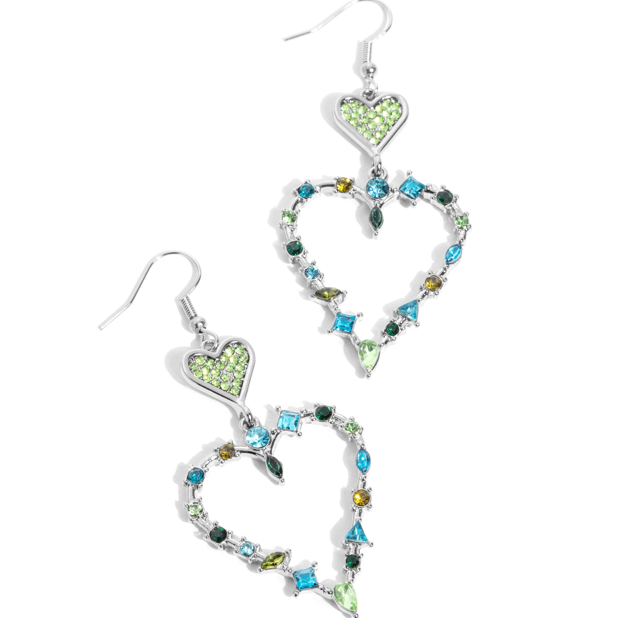 Parallel Passion - Green Earring