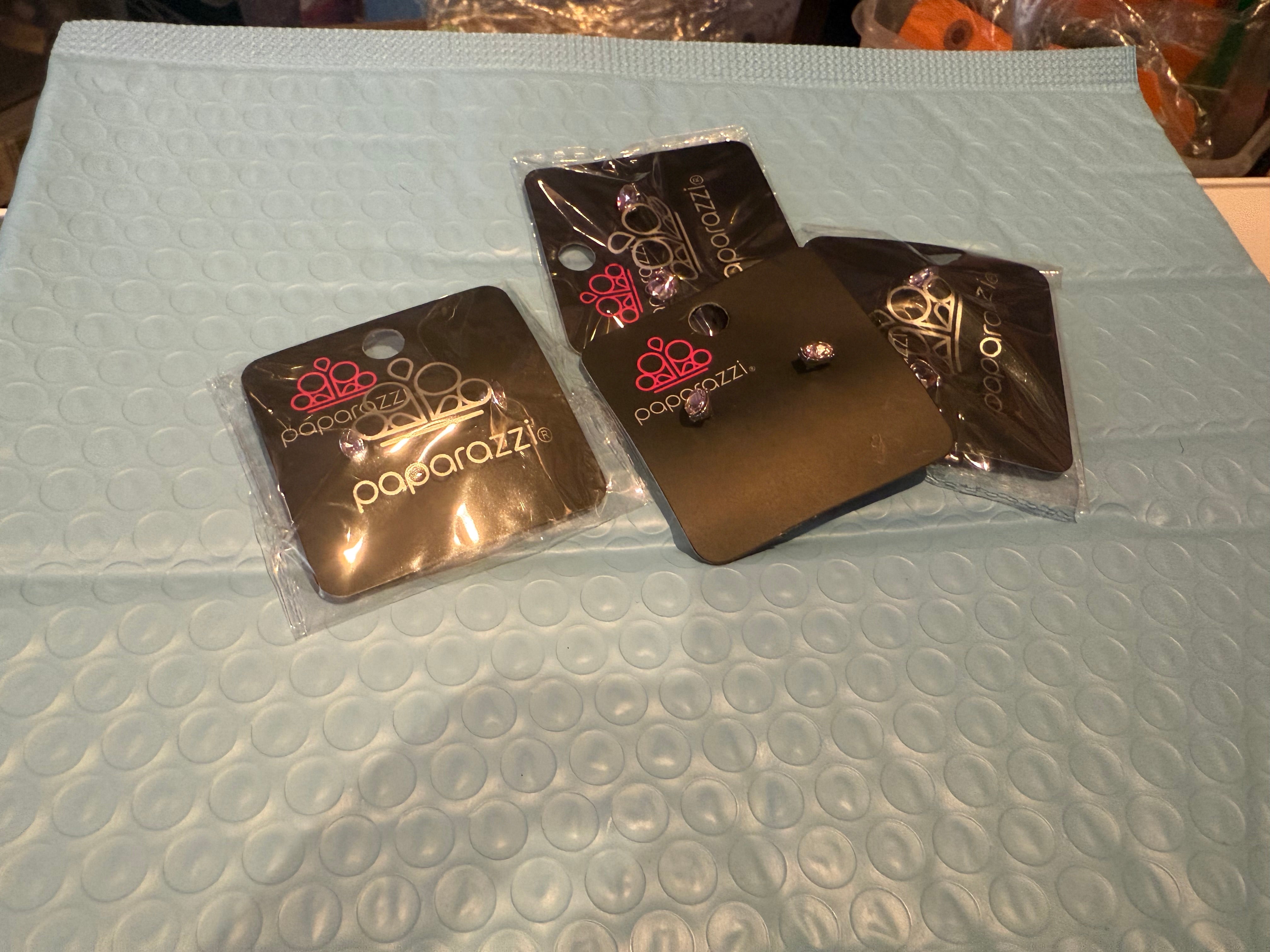 Starlet Shimmer White Gem Earrings