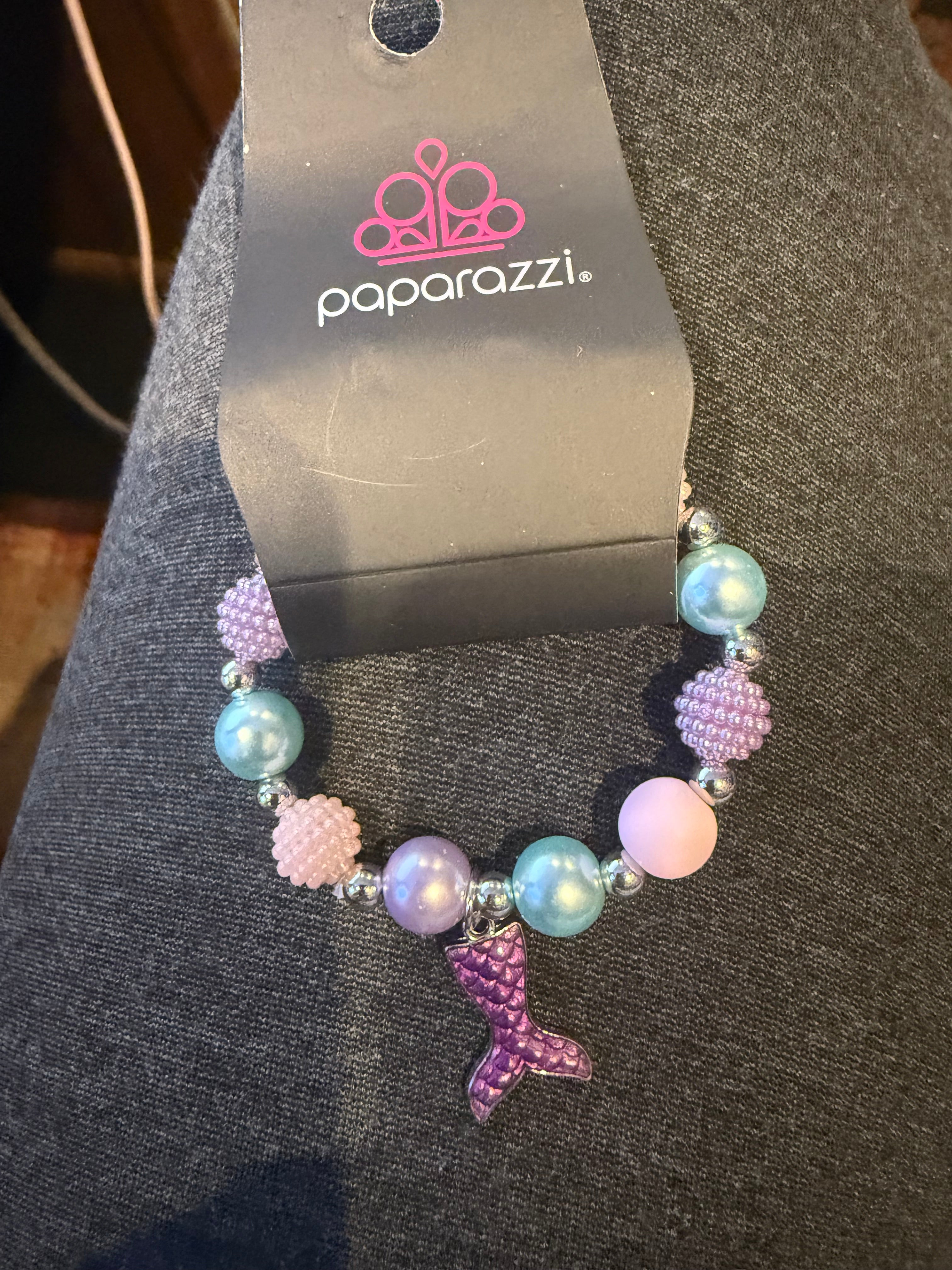 Starlet Shimmer Mermaid Tail Charm Bracelet Set