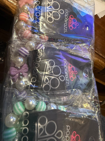 Starlet Shimmer Pearl, Bead and Bow Bracelet Set