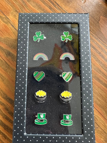 St Patrick’s Day Starlet Shimmer Ring Set