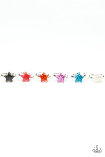 Starlet Shimmer Glitter Star Rings