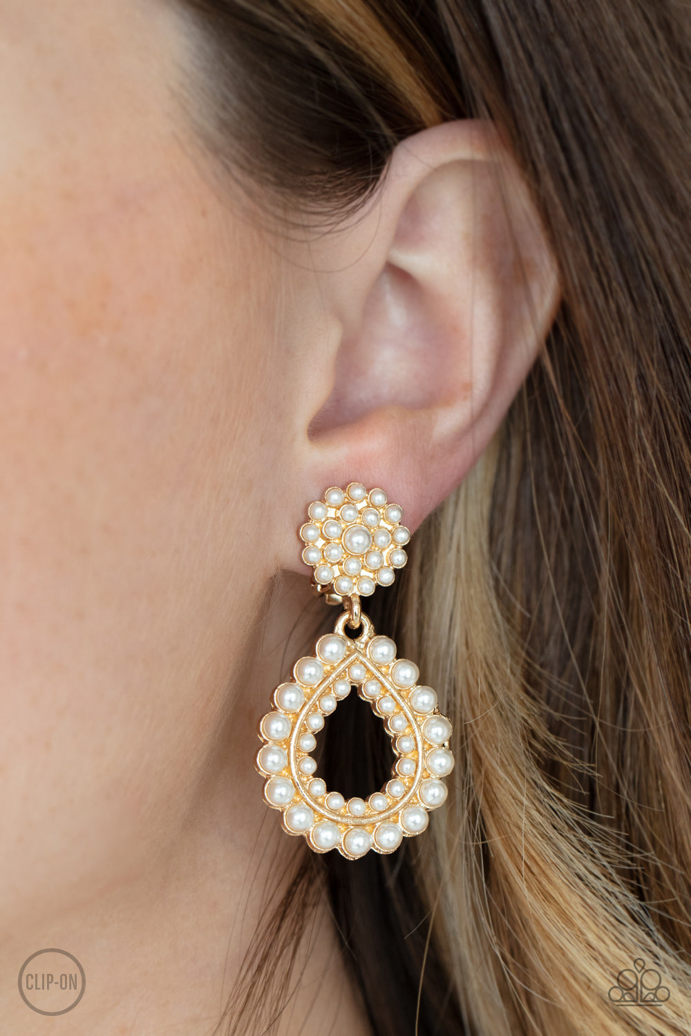 Discerning Droplets - Gold Earring