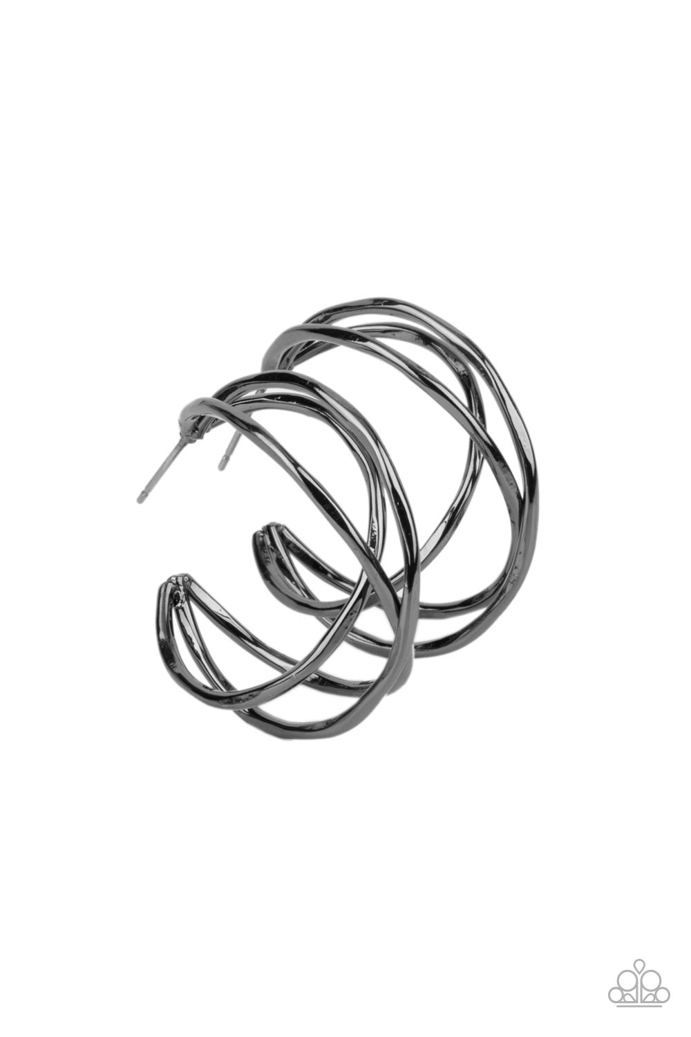 City Contour - Black Earring