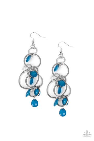 Dizzyingly Dreamy - Blue Earring