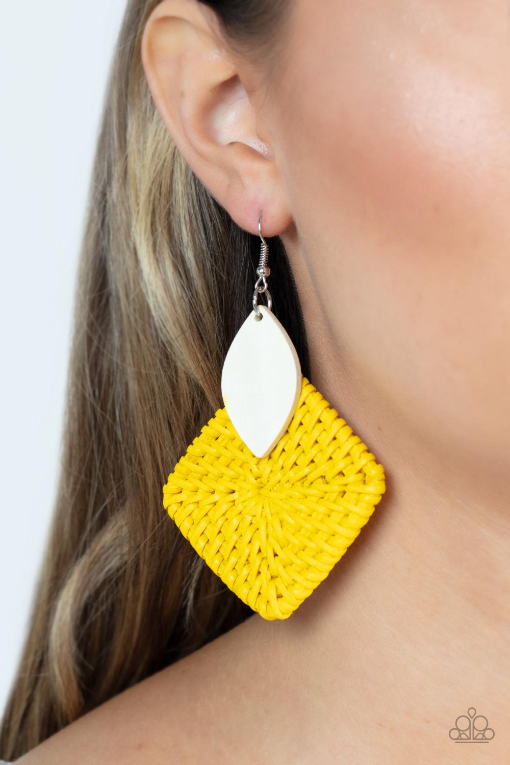 Sabbatical WEAVE - Yellow Earring