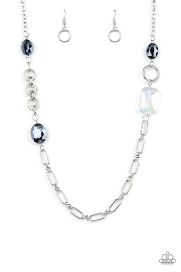 Famous and Fabulous - Blue  Necklace