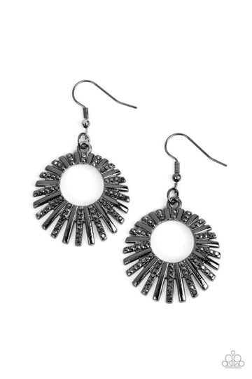 Rebel Resplendence - Black Earring