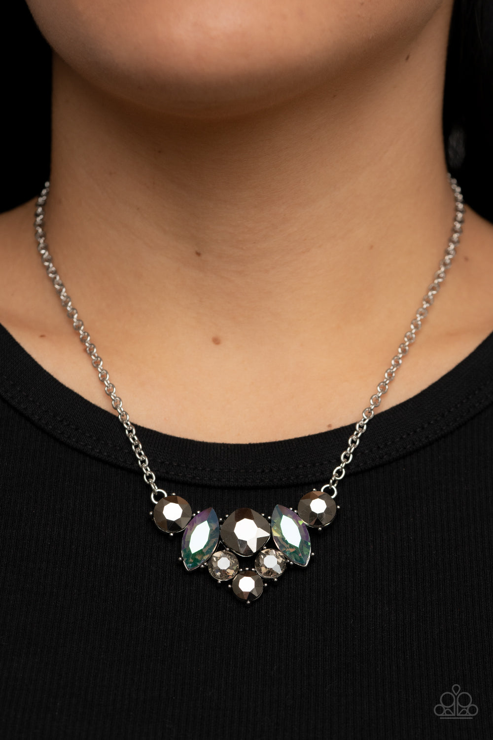 Lavishly Loaded - Silver Necklace