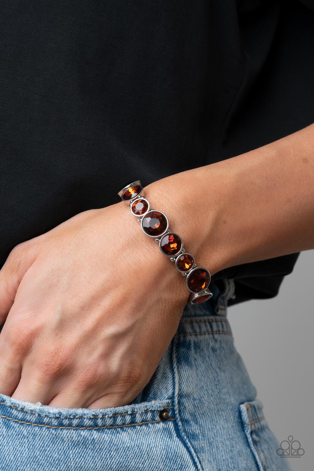 Twinkling Tease - Brown Bracelet