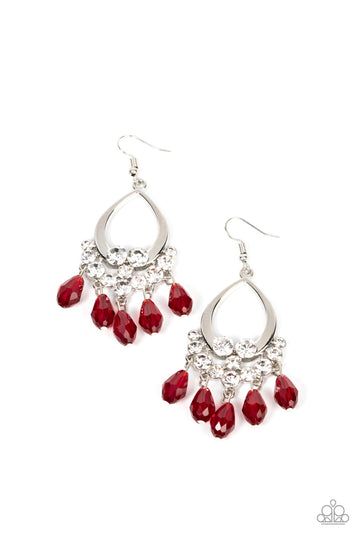 Famous Fashionista - Red Earring