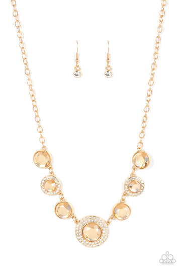 Extravagant Extravaganza - Gold Necklace