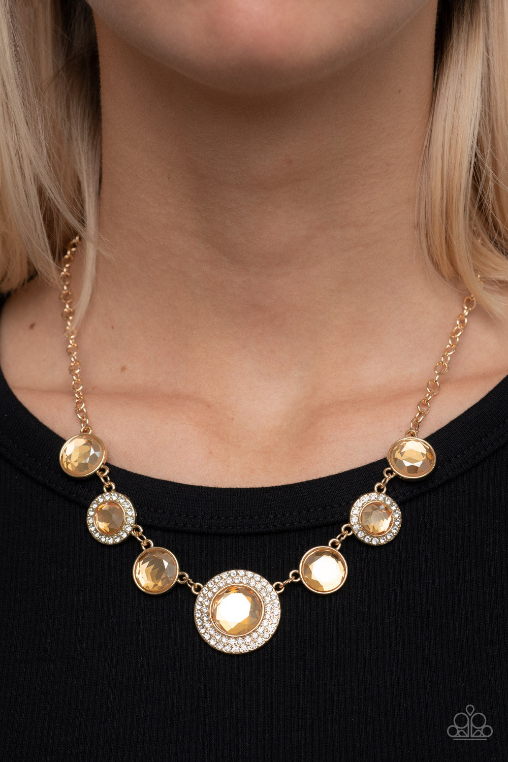 Extravagant Extravaganza - Gold Necklace