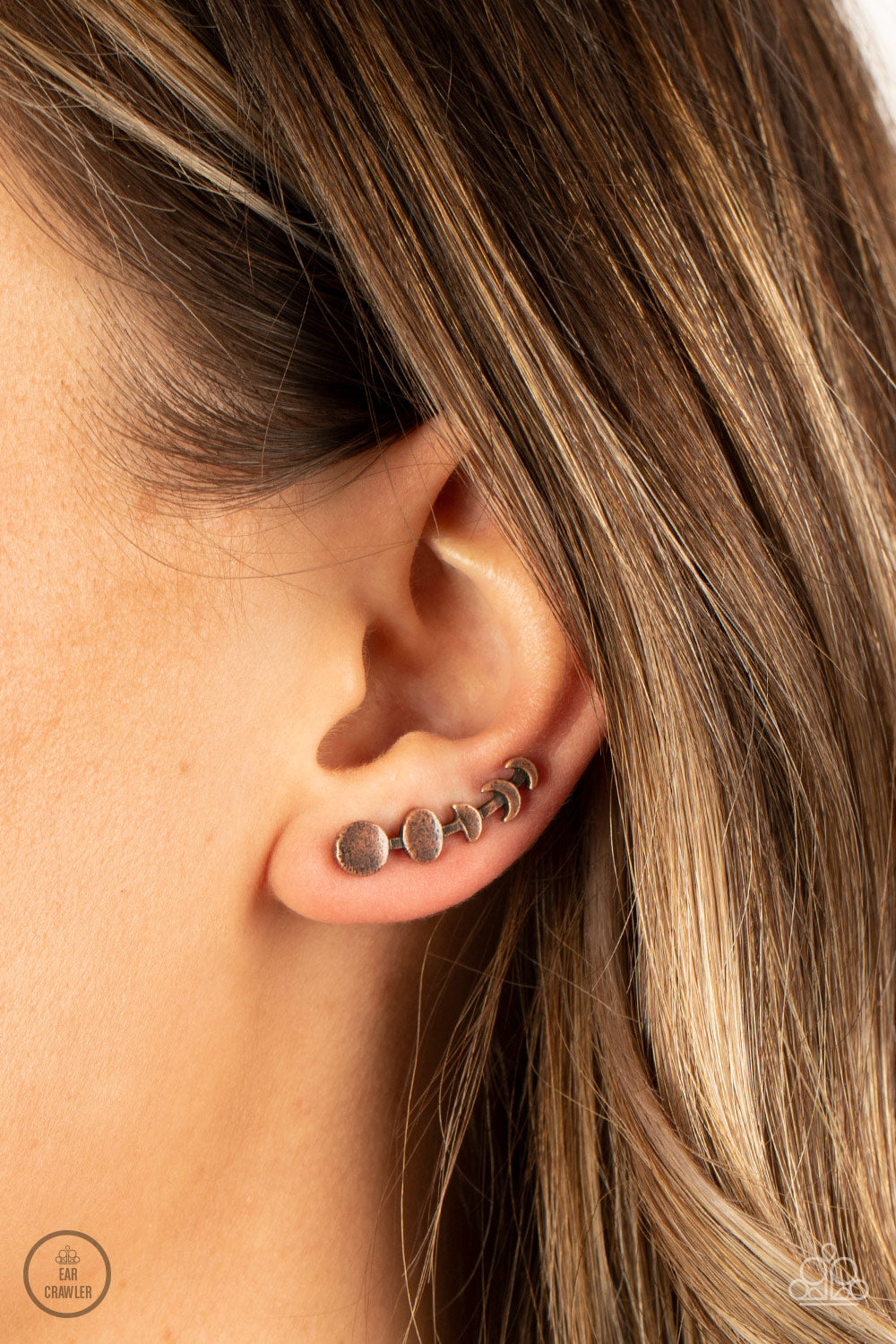 Its Just a Phase - Copper Earring