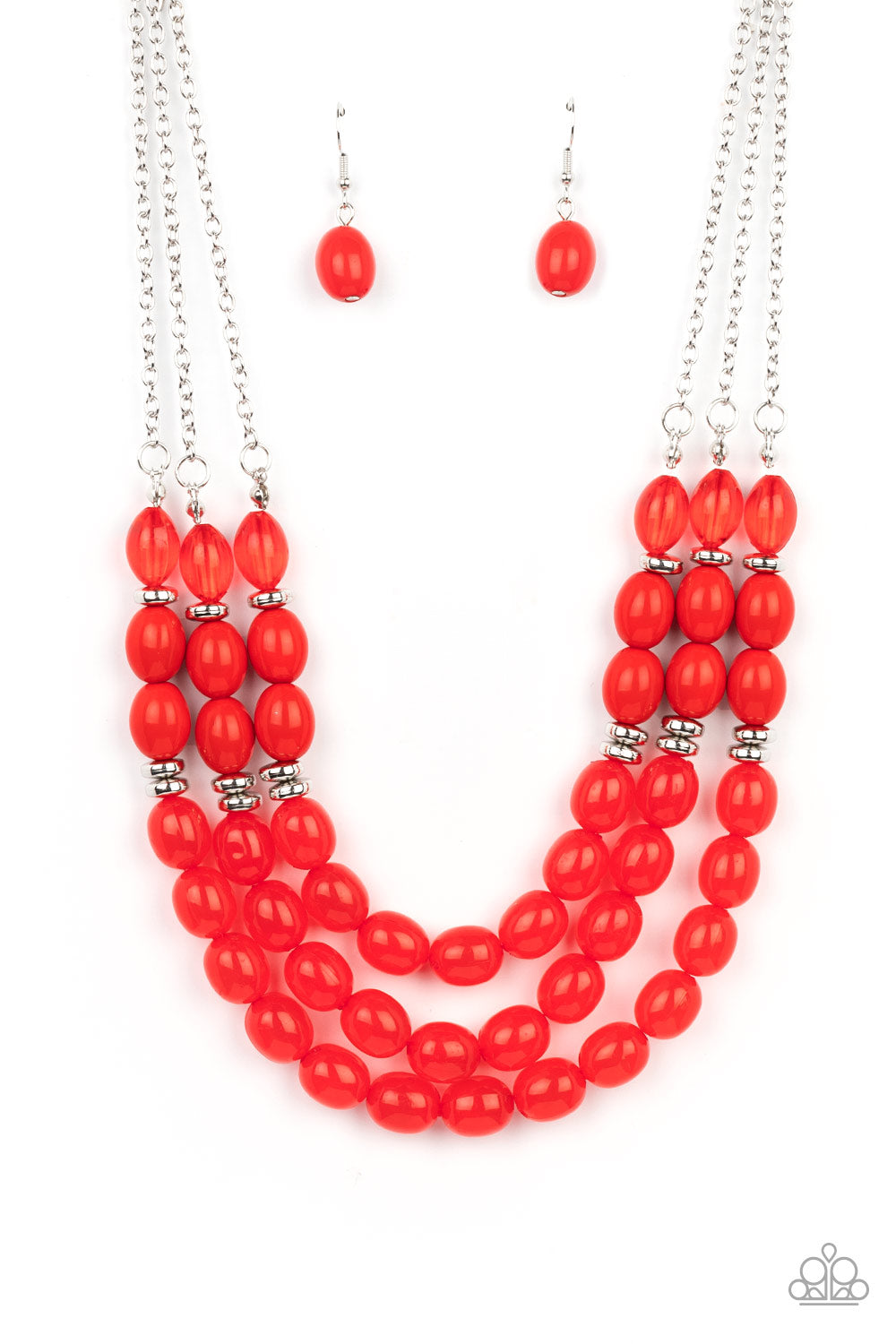 Coastal Cruise - Red Necklace