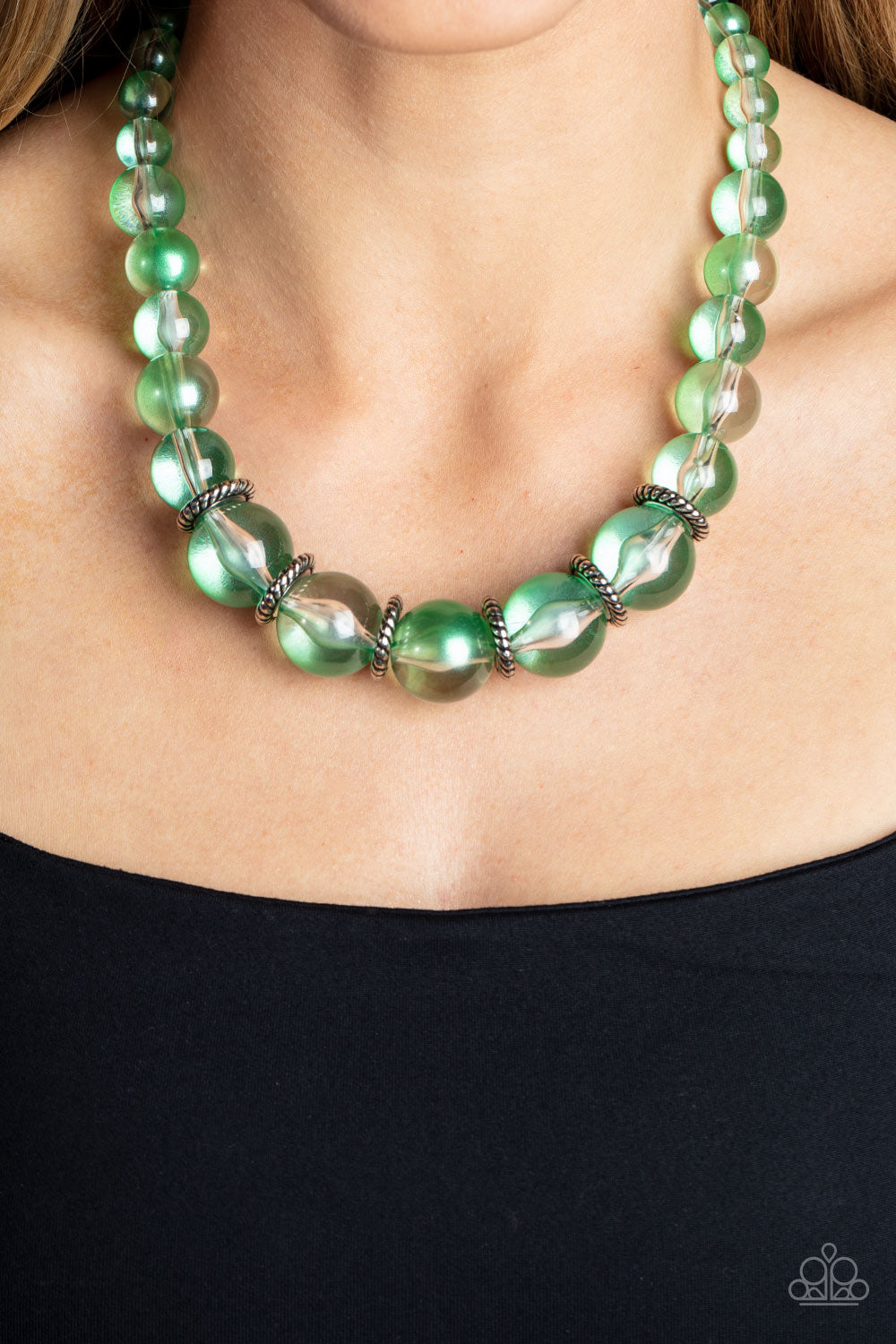 Marina Mirage - Green Necklace