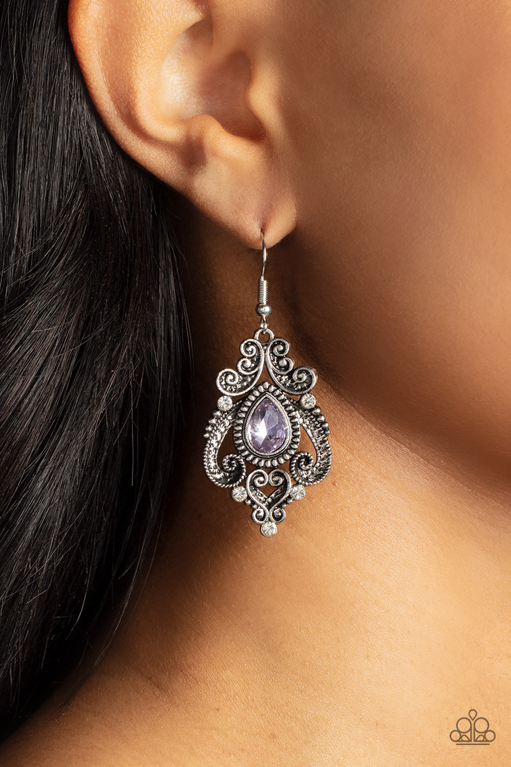 Palace Perfection - Purple Earring