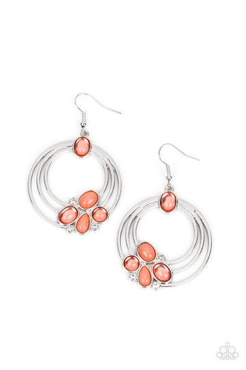 Dreamy Dewdrops - Orange Earring