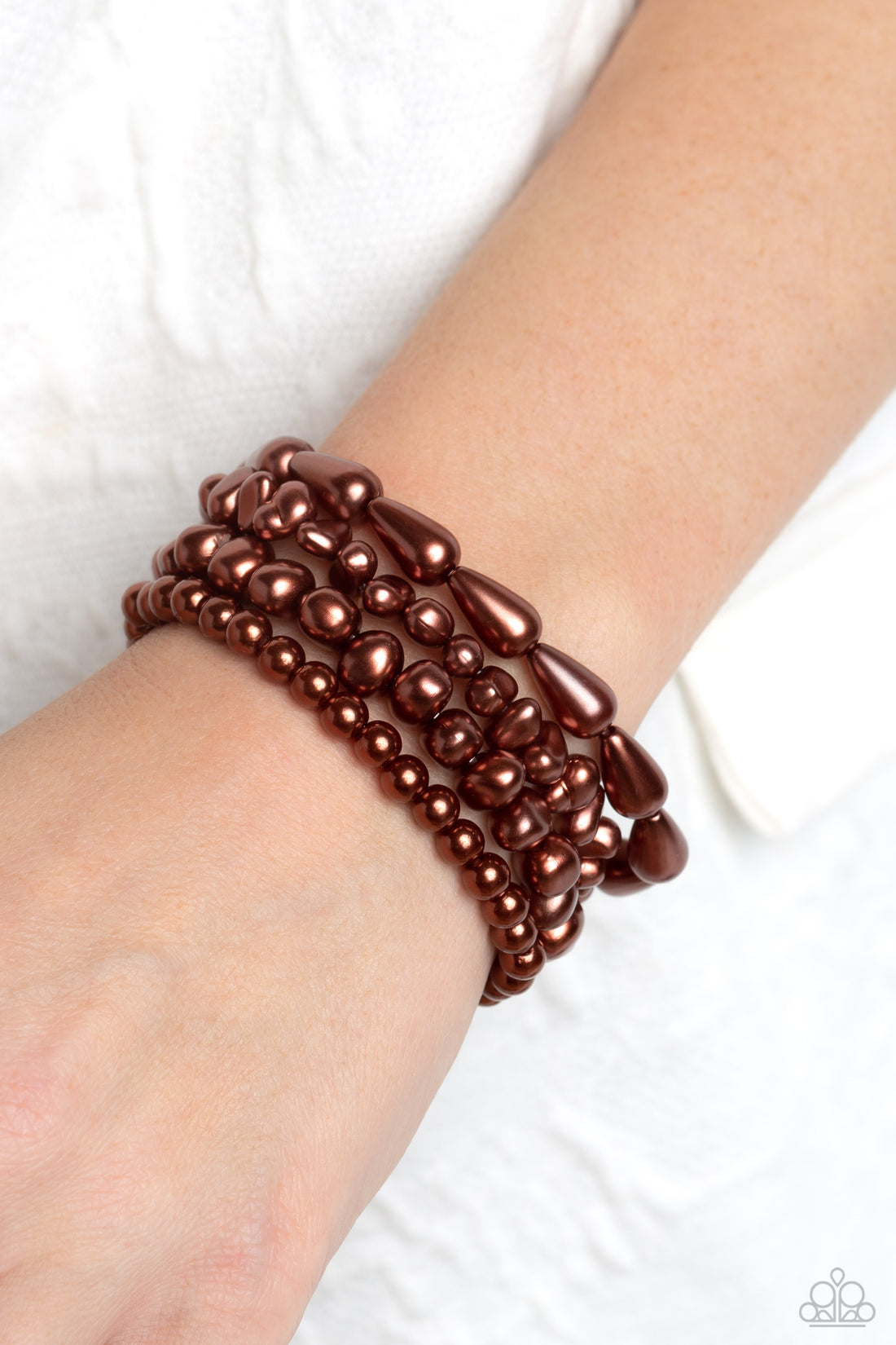 Gossip PEARL - Brown Bracelet