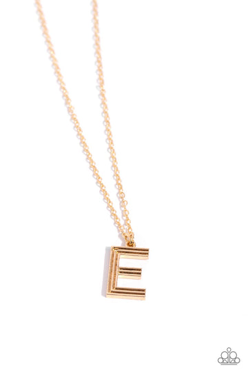 Leave Your Initials - Gold - E