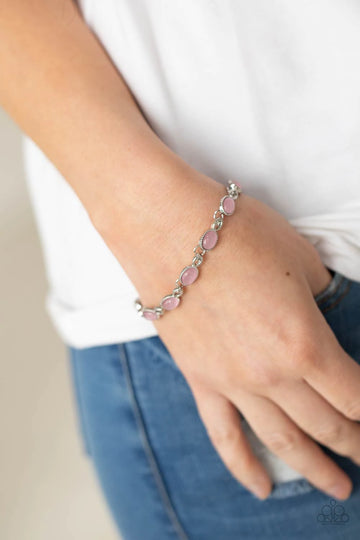 Paparazzi Blissfully Beaming Pink Clasp Bracelet