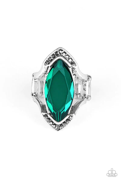 Leading Luster Green Ring