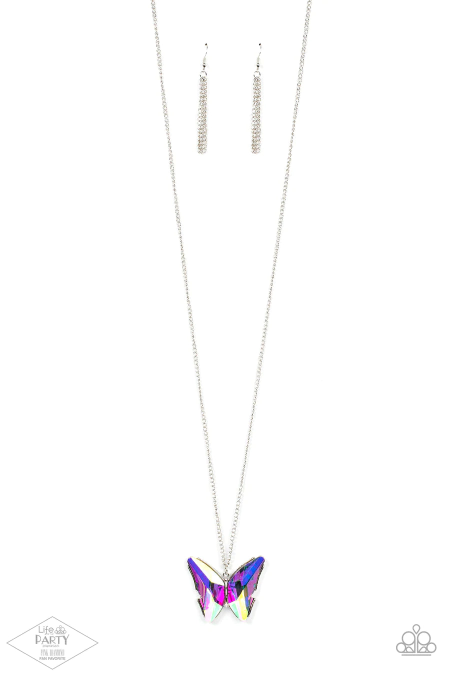 The Social Butterfly Effect Multi (Iridescent) Necklace